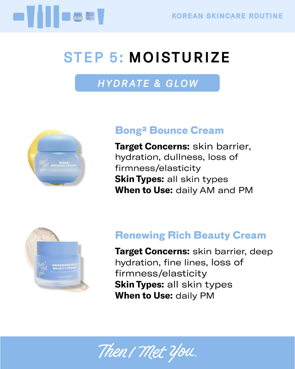 Open jar of Renewing Rich Beauty Cream showing smooth, creamy texture in a light blue container with white lid.